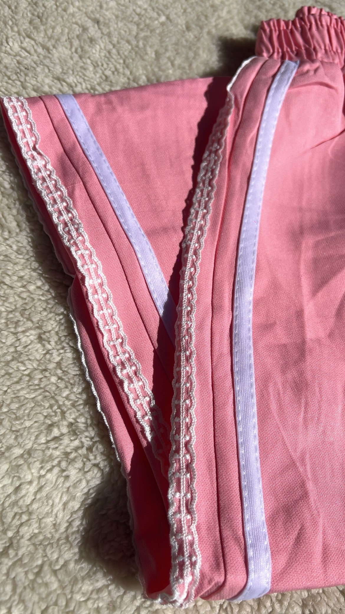 🌷 Pantalón Fresco Acampanado con Encaje 🌷
