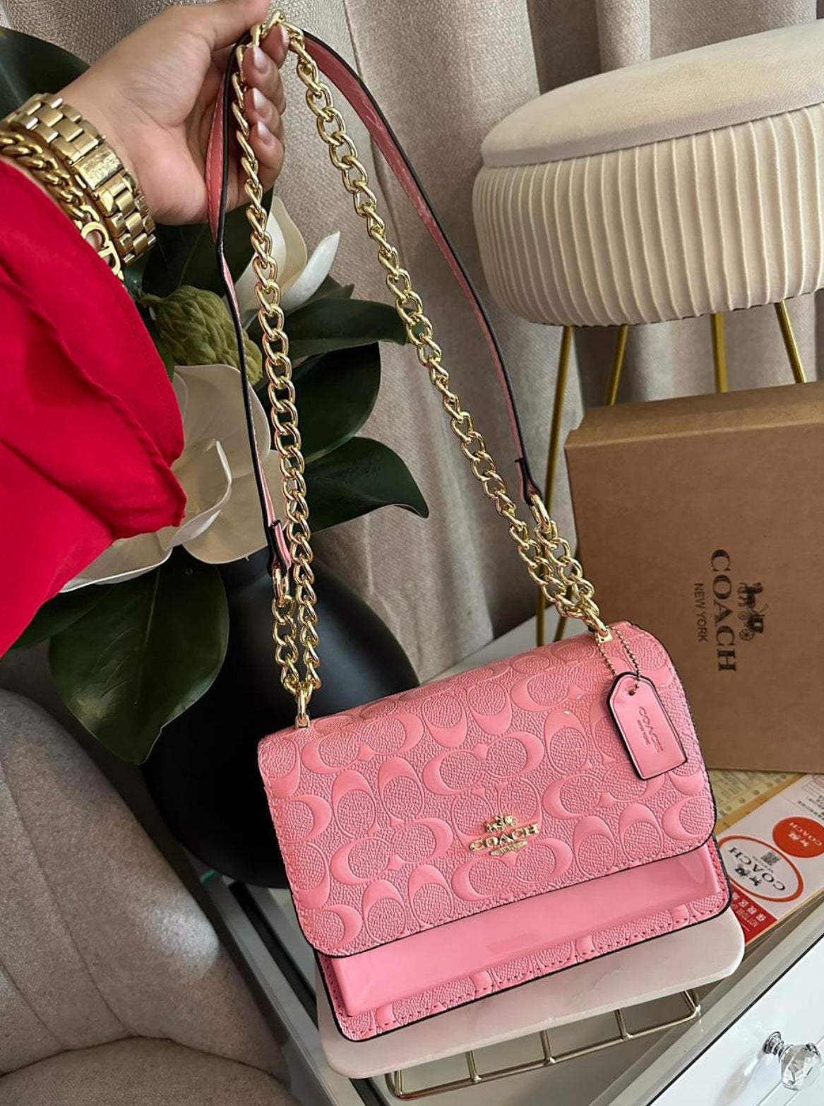 Bolsa Coach Klare Pink
