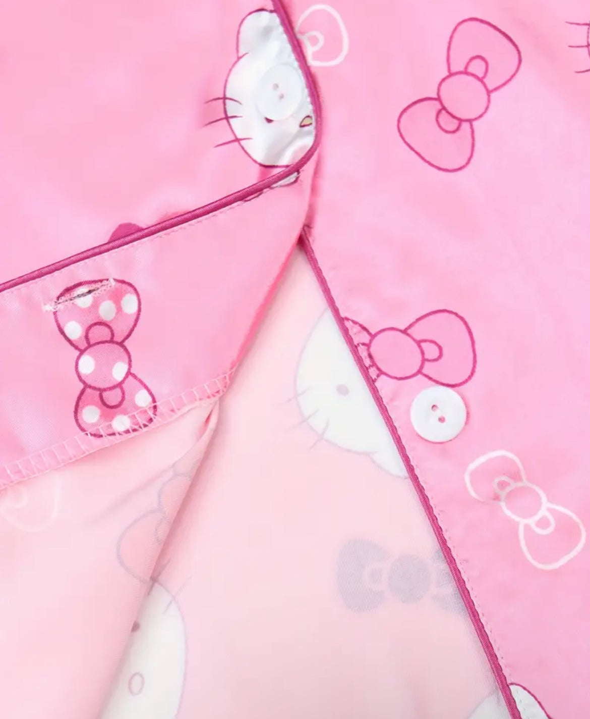 Pijama completa satin kitty sin talla
