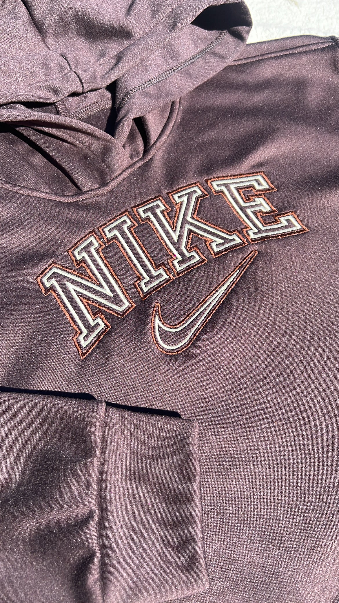 Sudadera Capuchina café