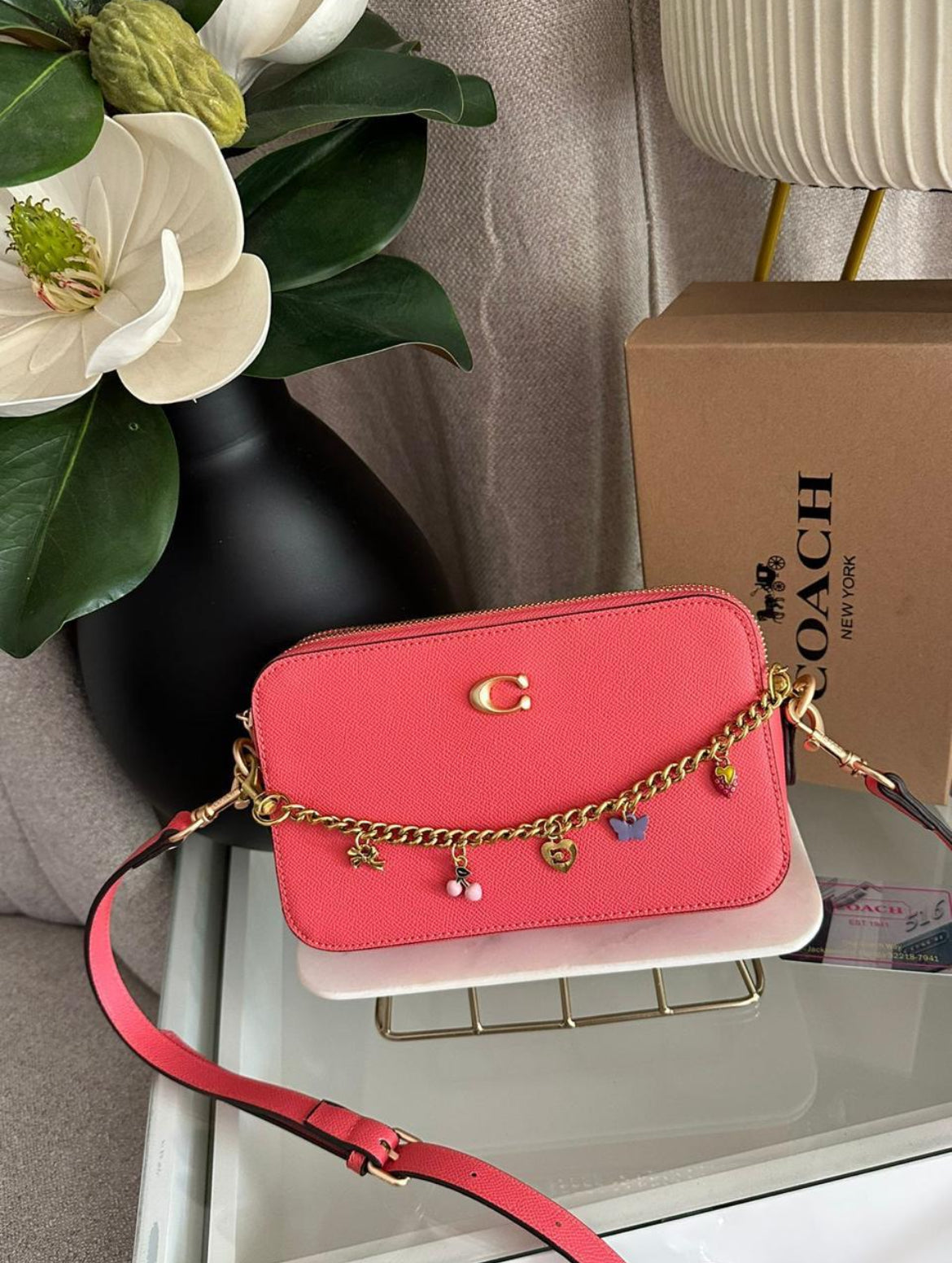 Crossbody Coach Pink