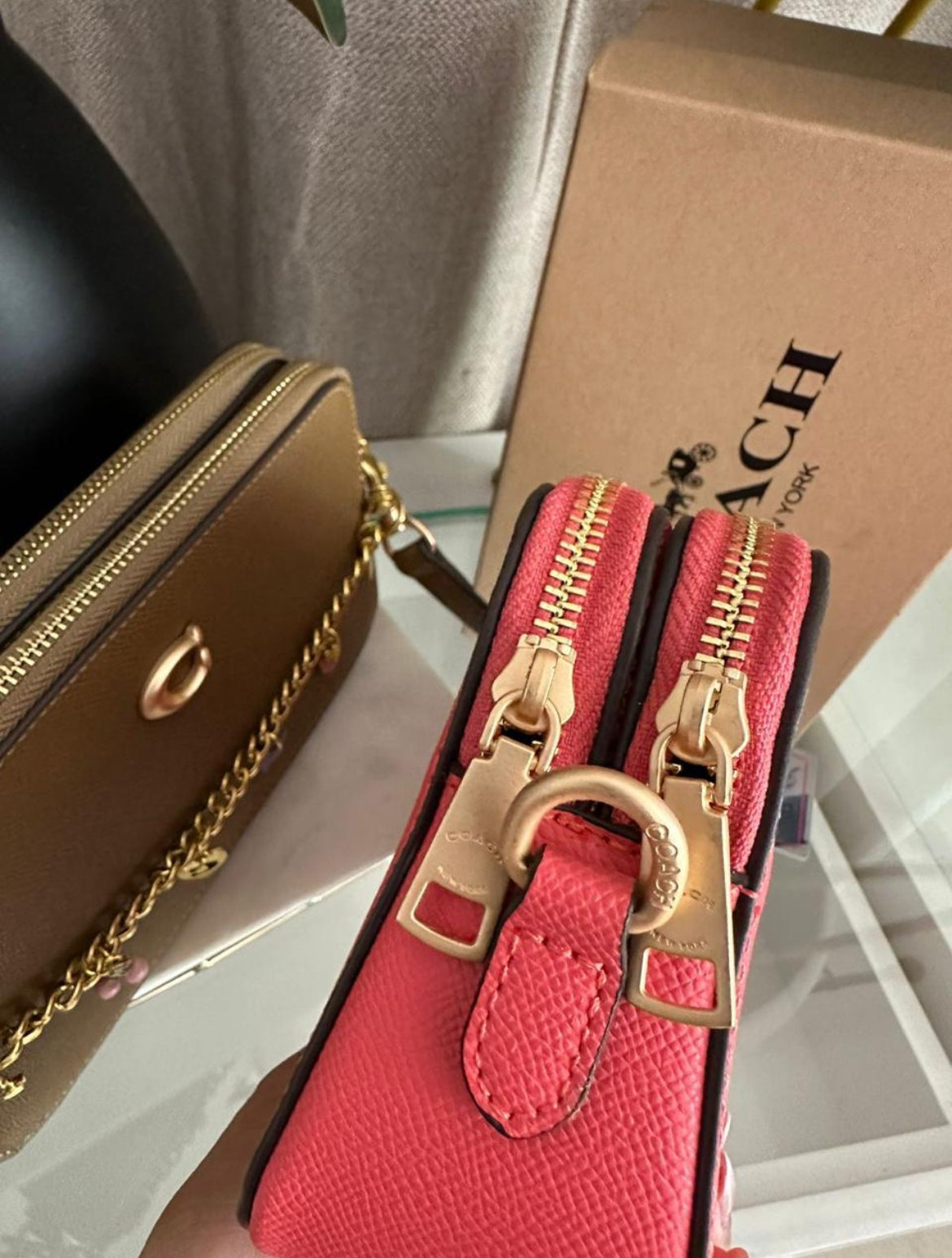 Crossbody Coach Pink