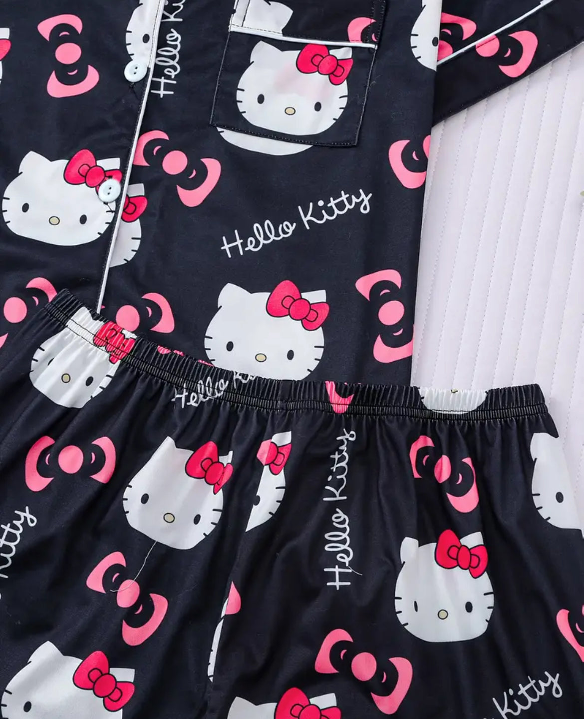 Pijama Kitty Negra