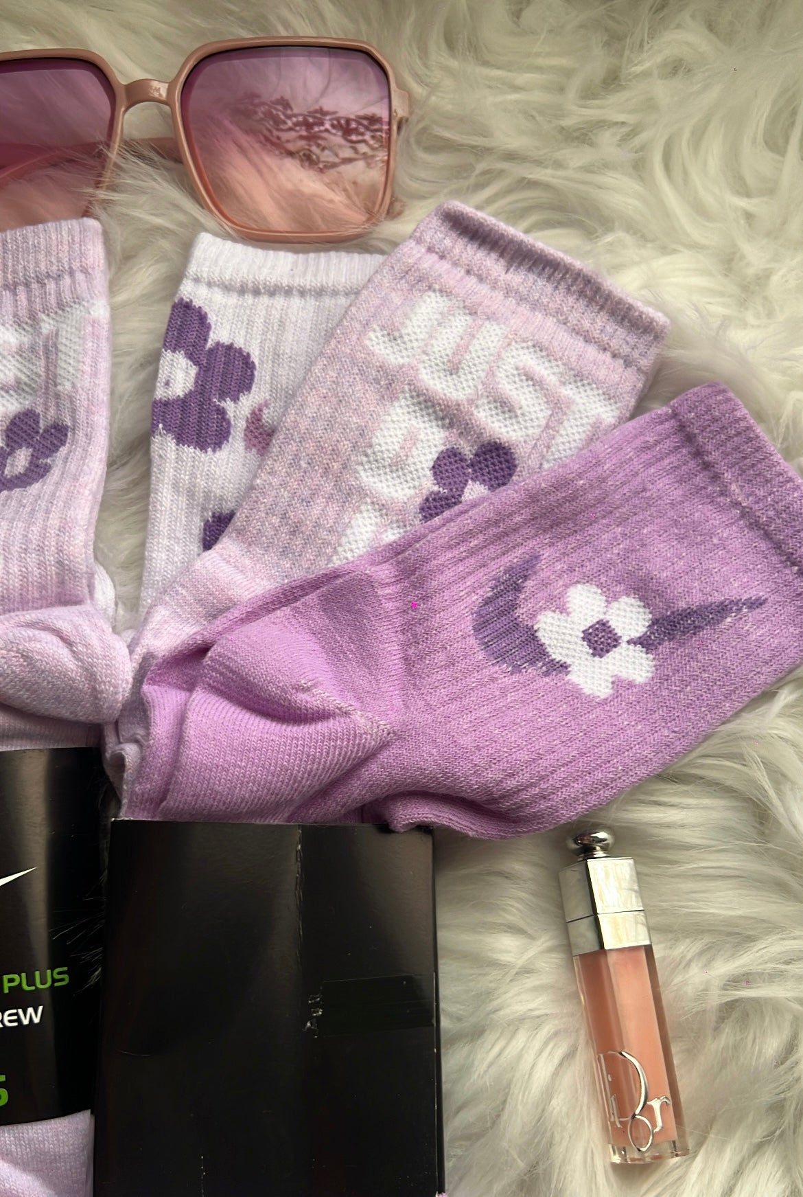 3 pares de calcetines Lila kiut