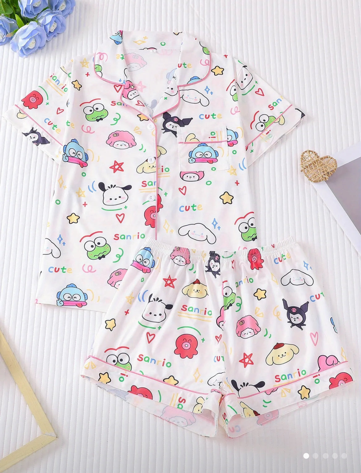 Pijama Cute blanca