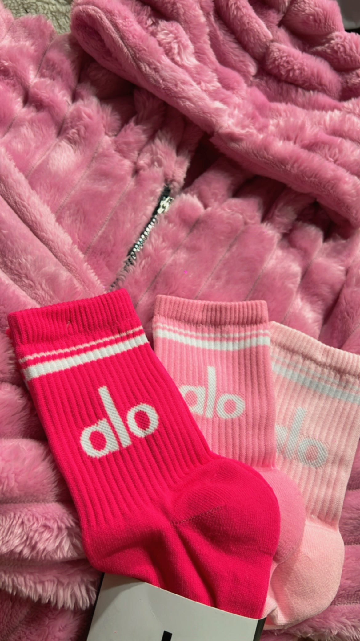 3 pares de calcetines Alo pink 🩷