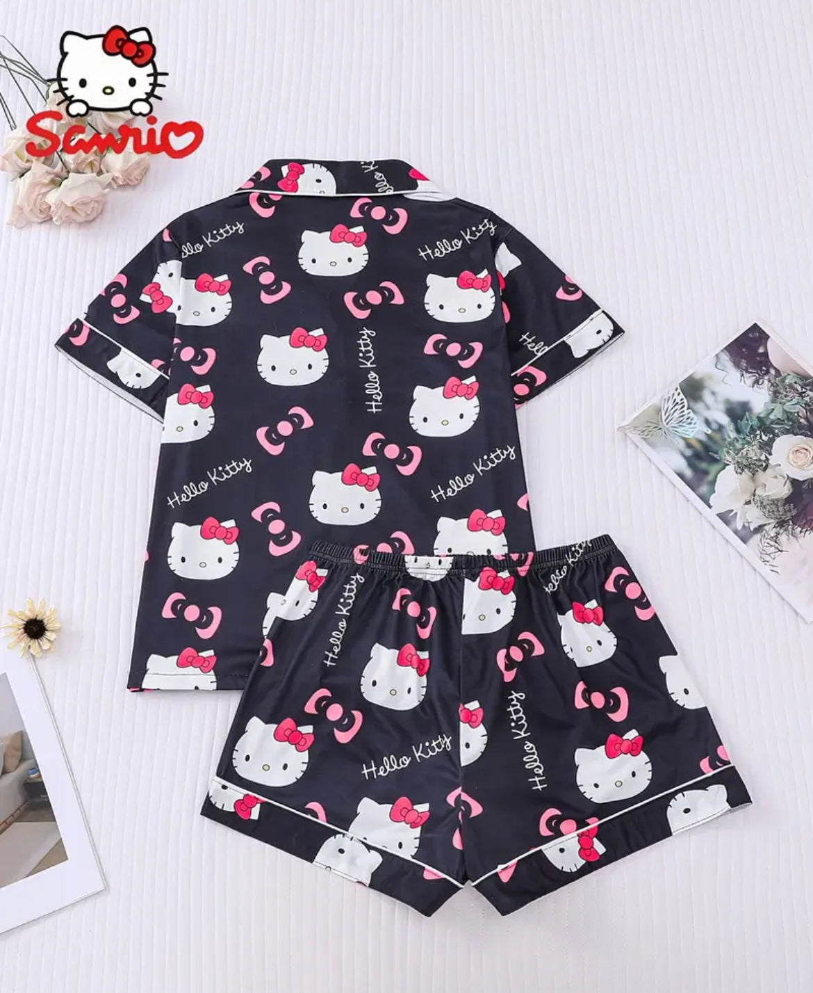 Pijama Kitty Negra