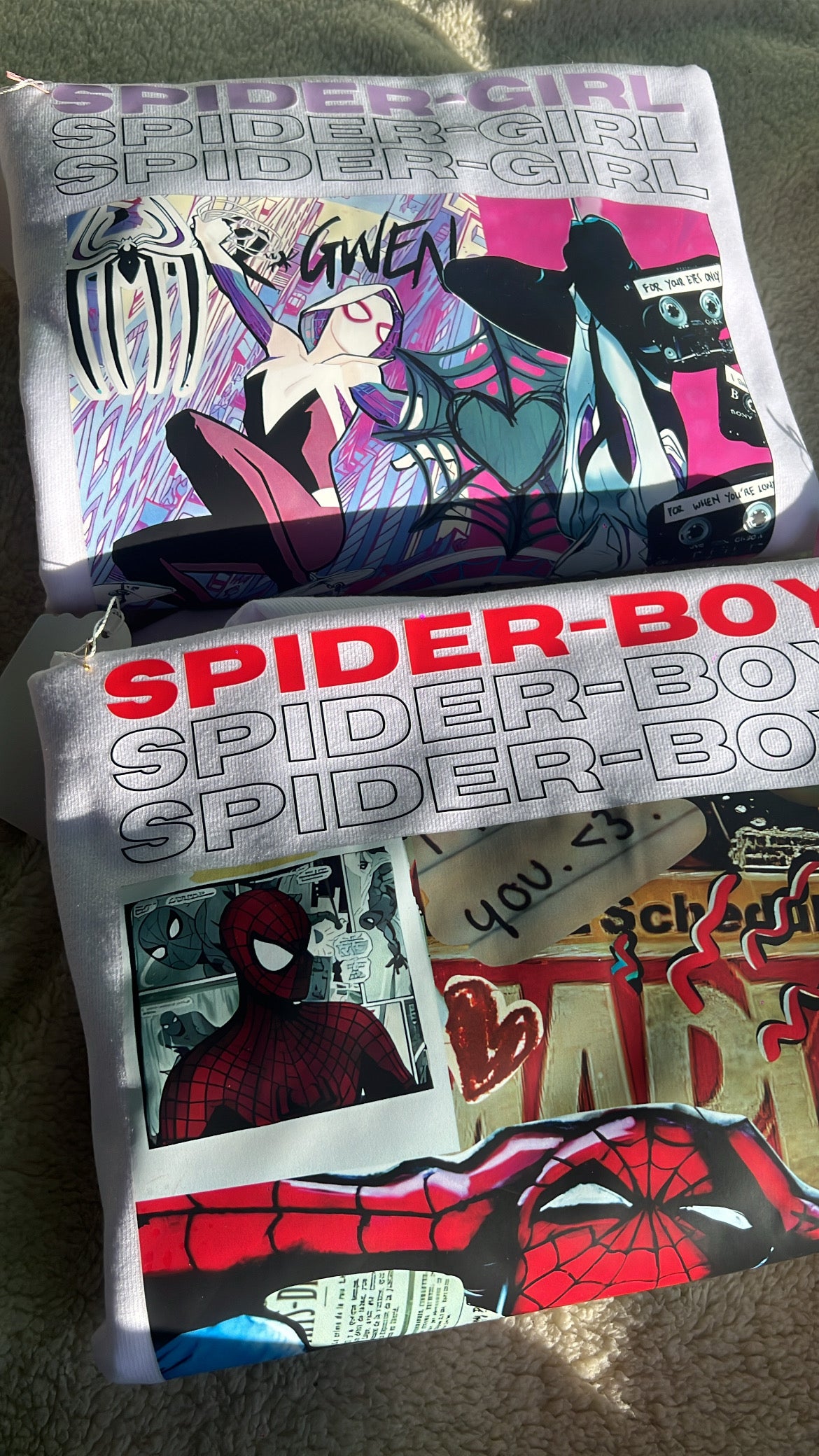 Sudadera Dúo Spider estampado