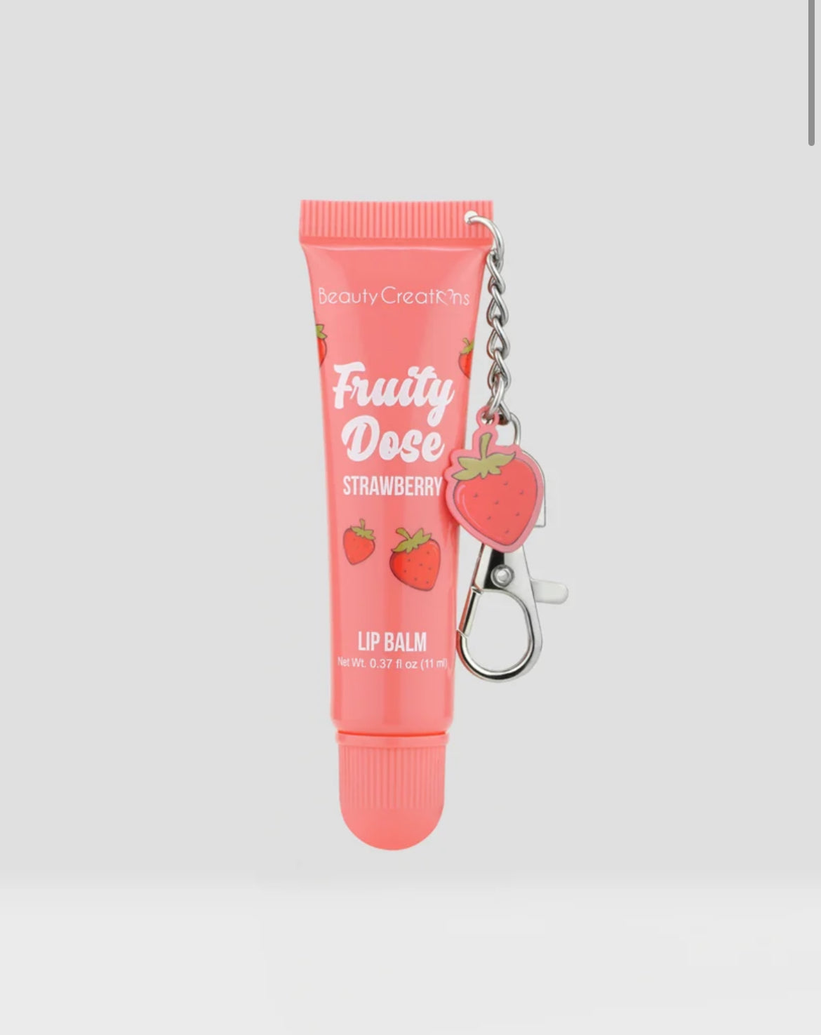 Fruity dose- Balsamo labial con llavero STRAWBERRY 🍓💋
