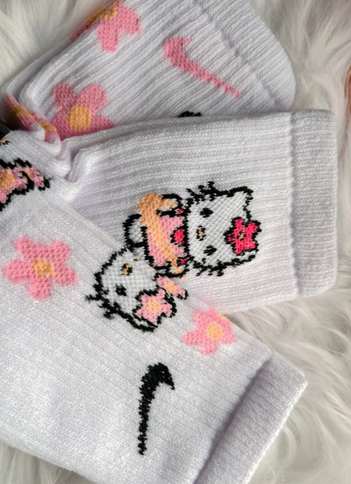 3 pares de calcetines kitty
