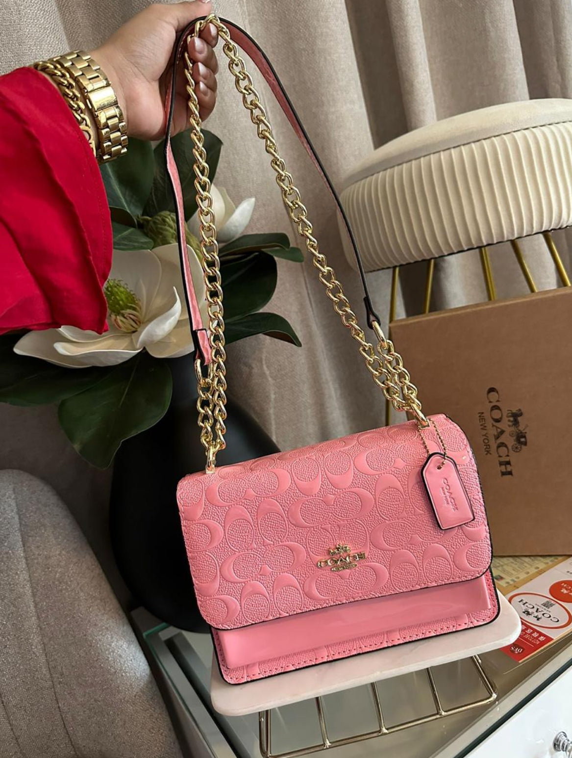 Bolsa Coach Klare Pink