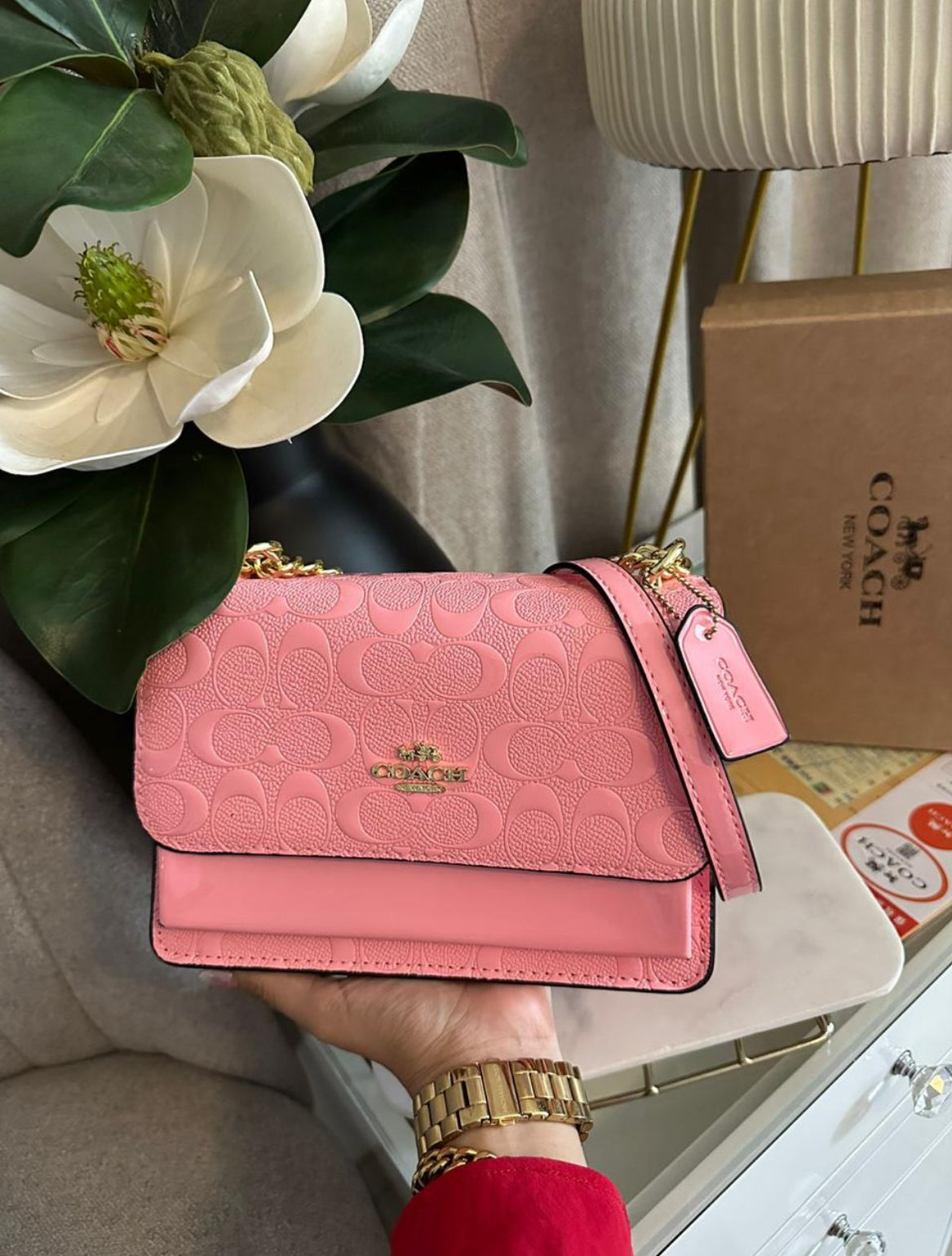 Bolsa Coach Klare Pink