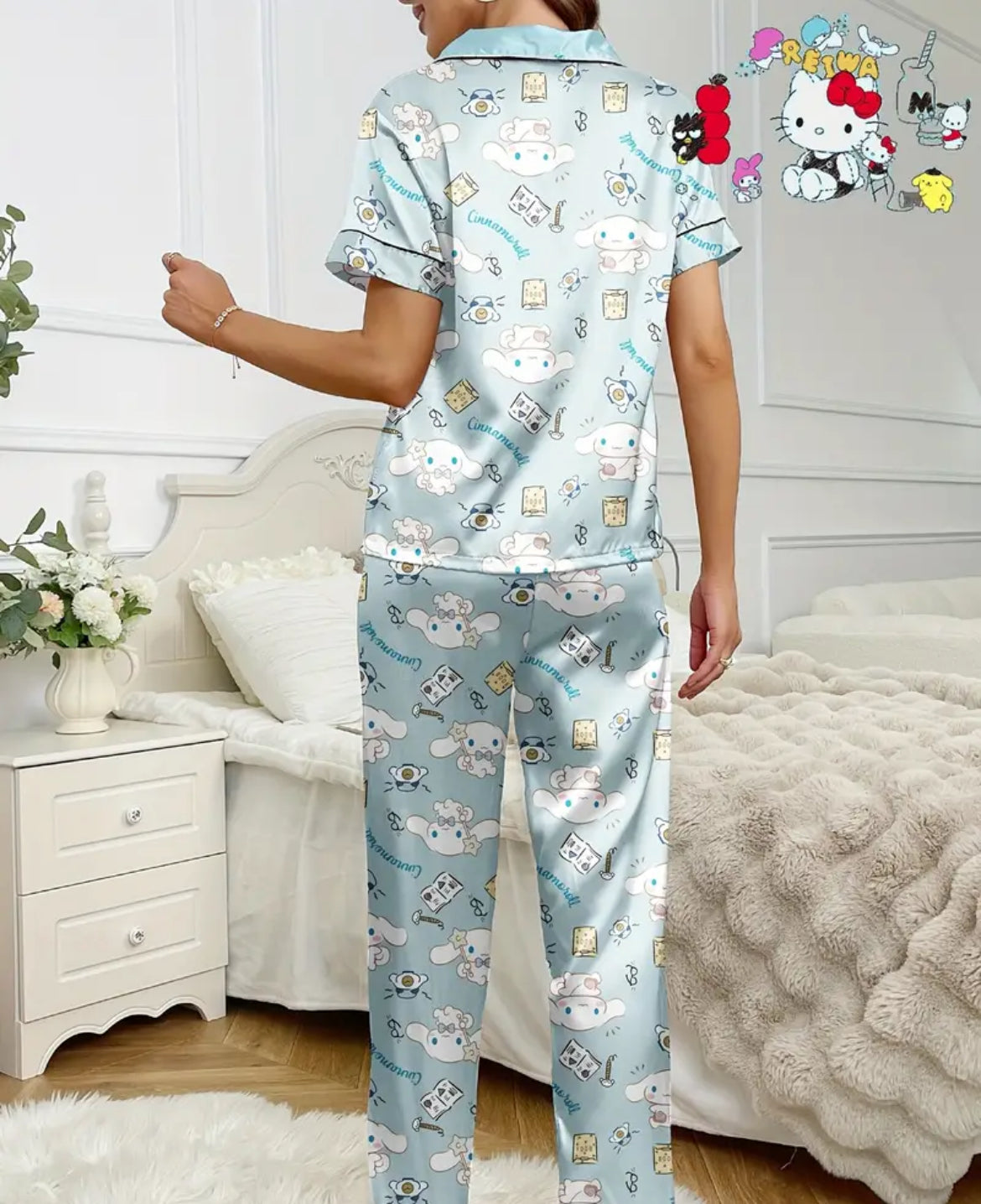 Pijama con pantalón, menta