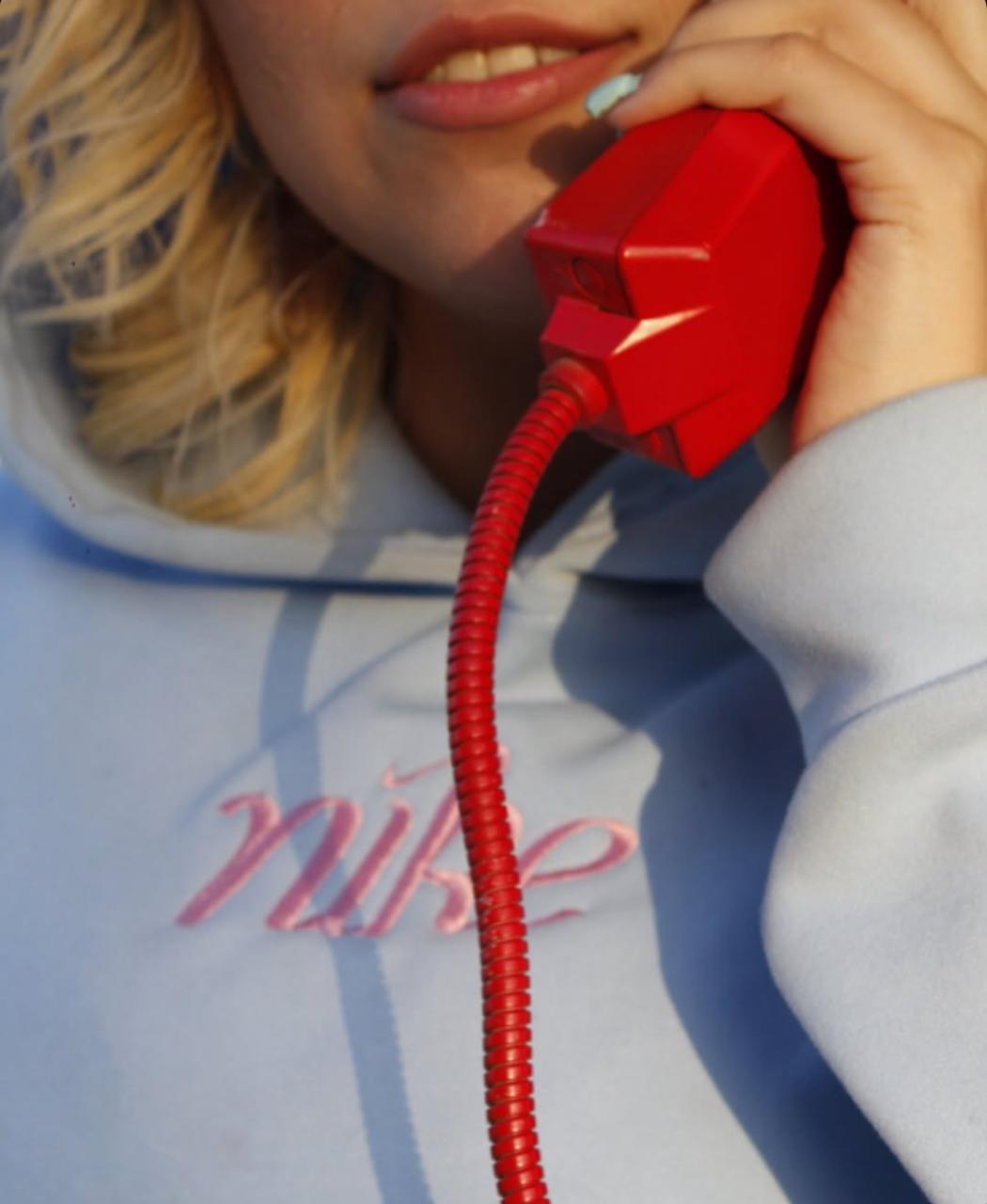 Hoddie moños azul