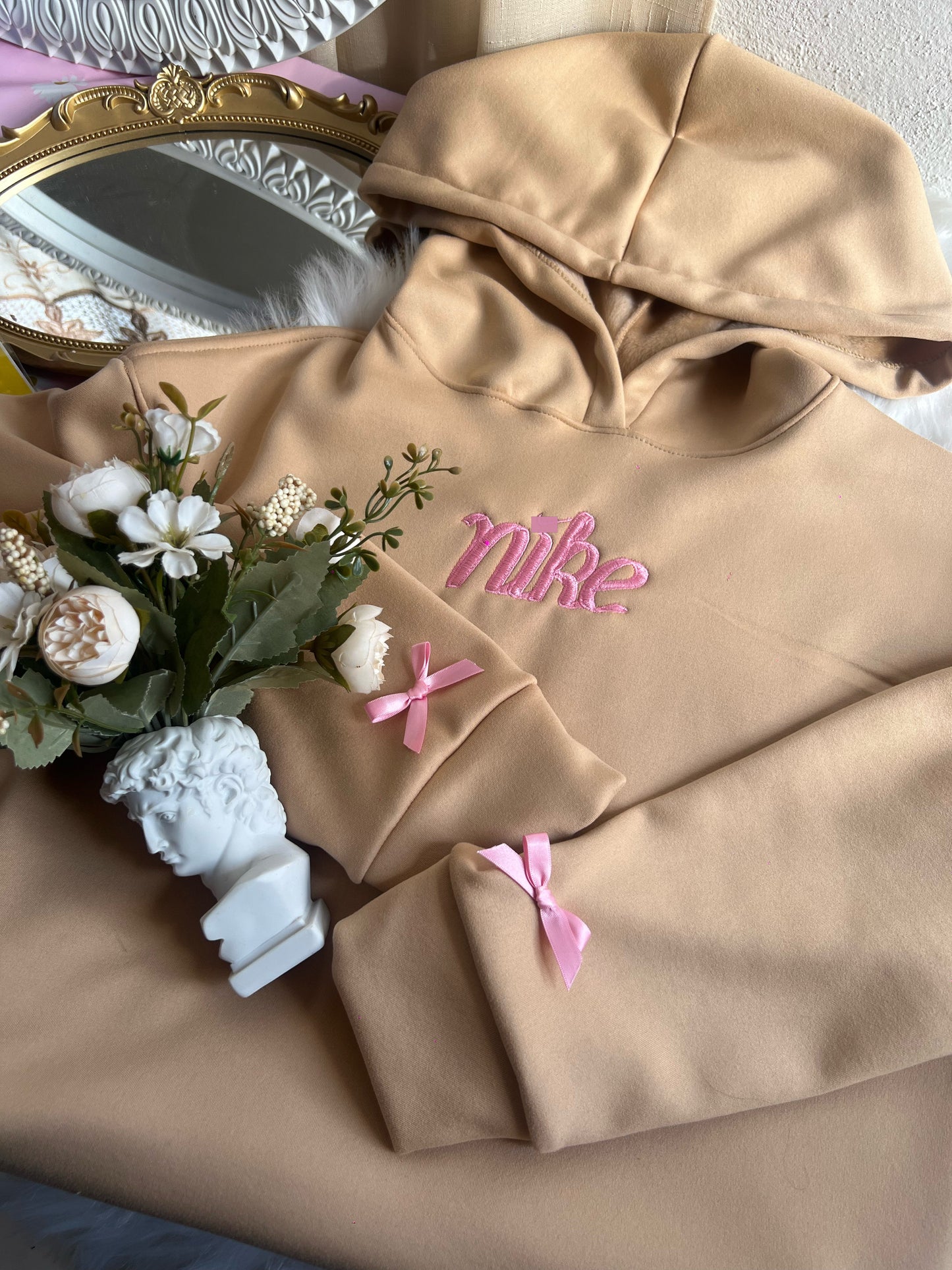 Hoddie Moños beige