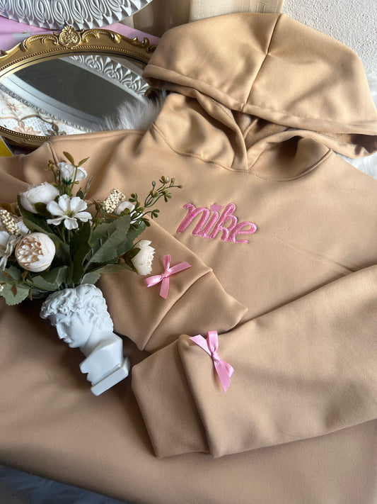 Hoddie Moños beige