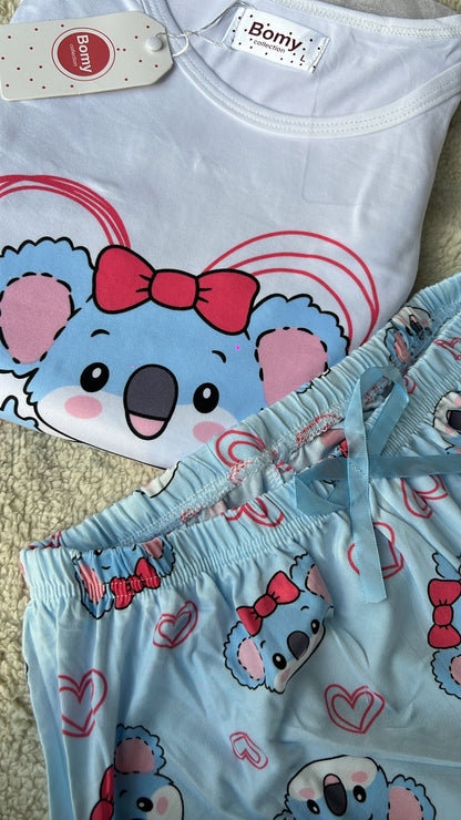 Pijama con Short y pantalón 🌸