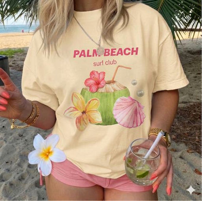 Playera Summer Beige UNITALLA🌴🥥🌊🏖️☀️
