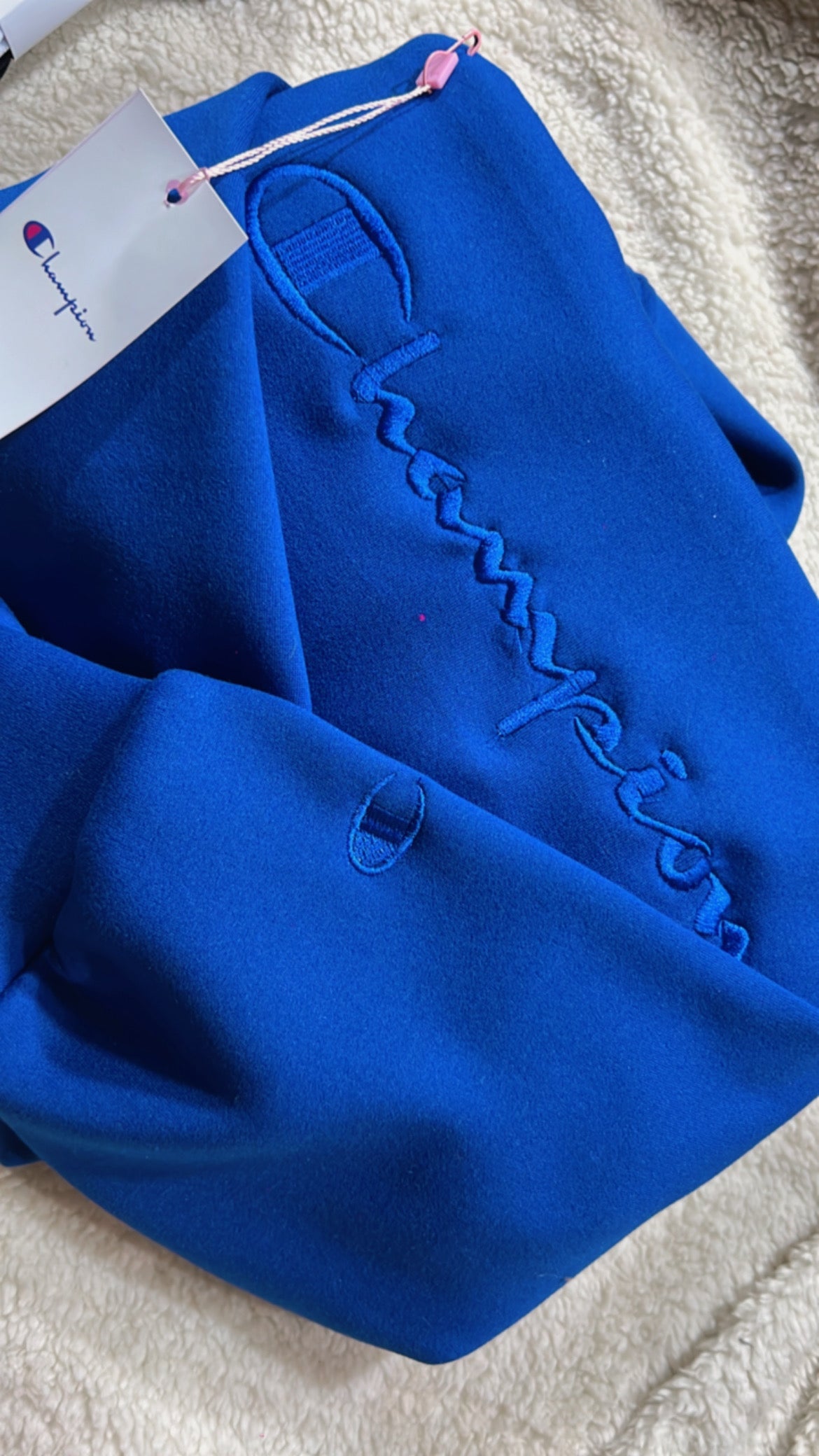 Sudadera Champion Azul Rey  💙