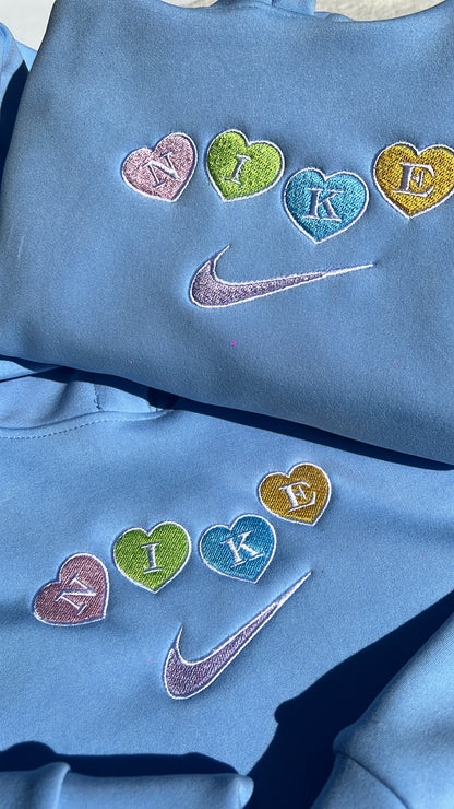 Sudadera Corazones 🩵💚🩷