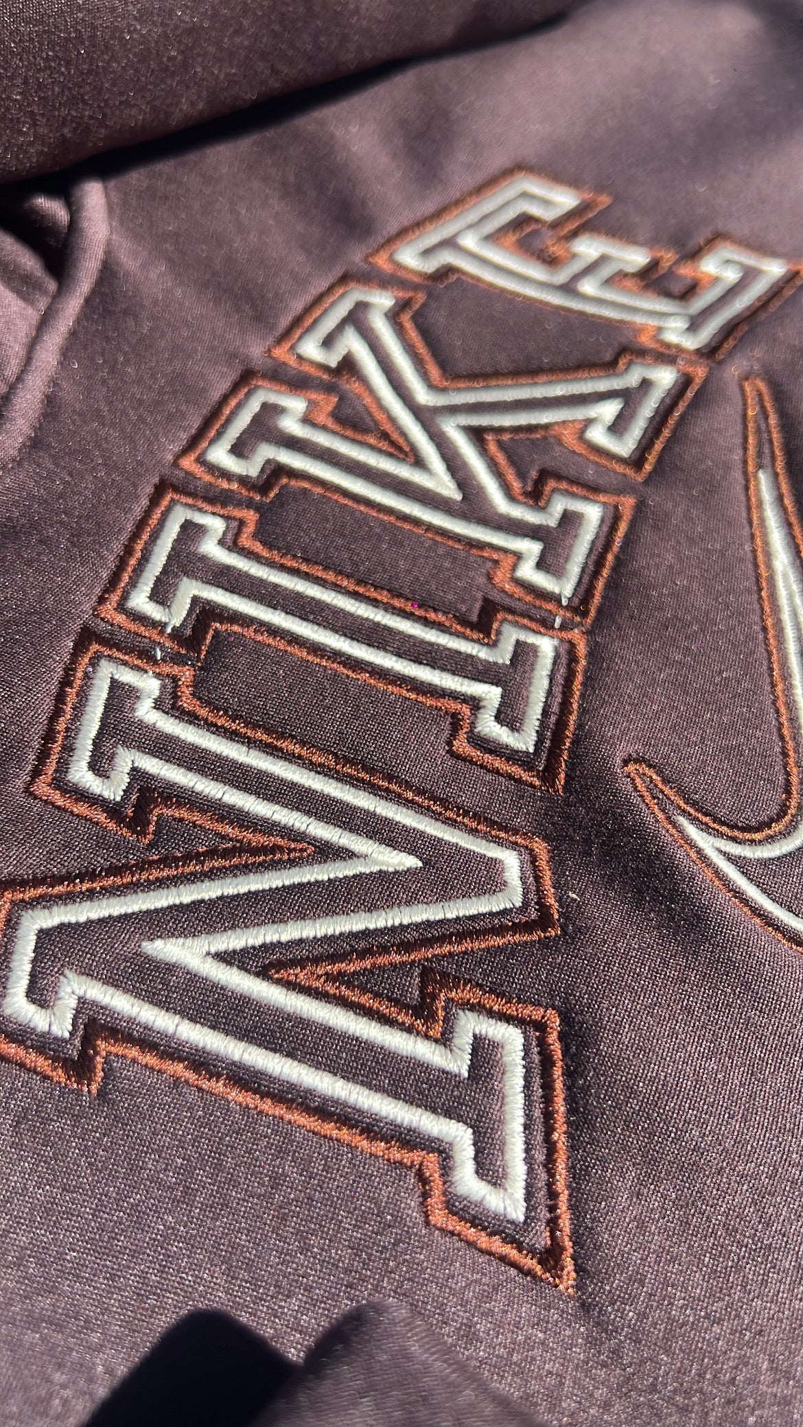 Sudadera Capuchina café