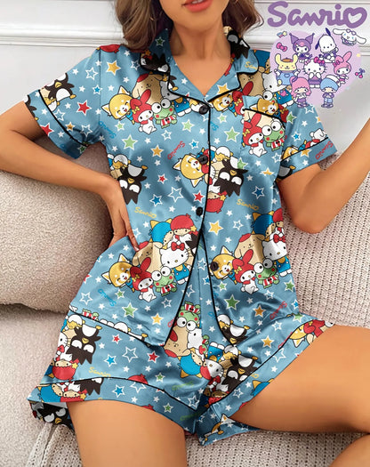 Pijama satin personajes