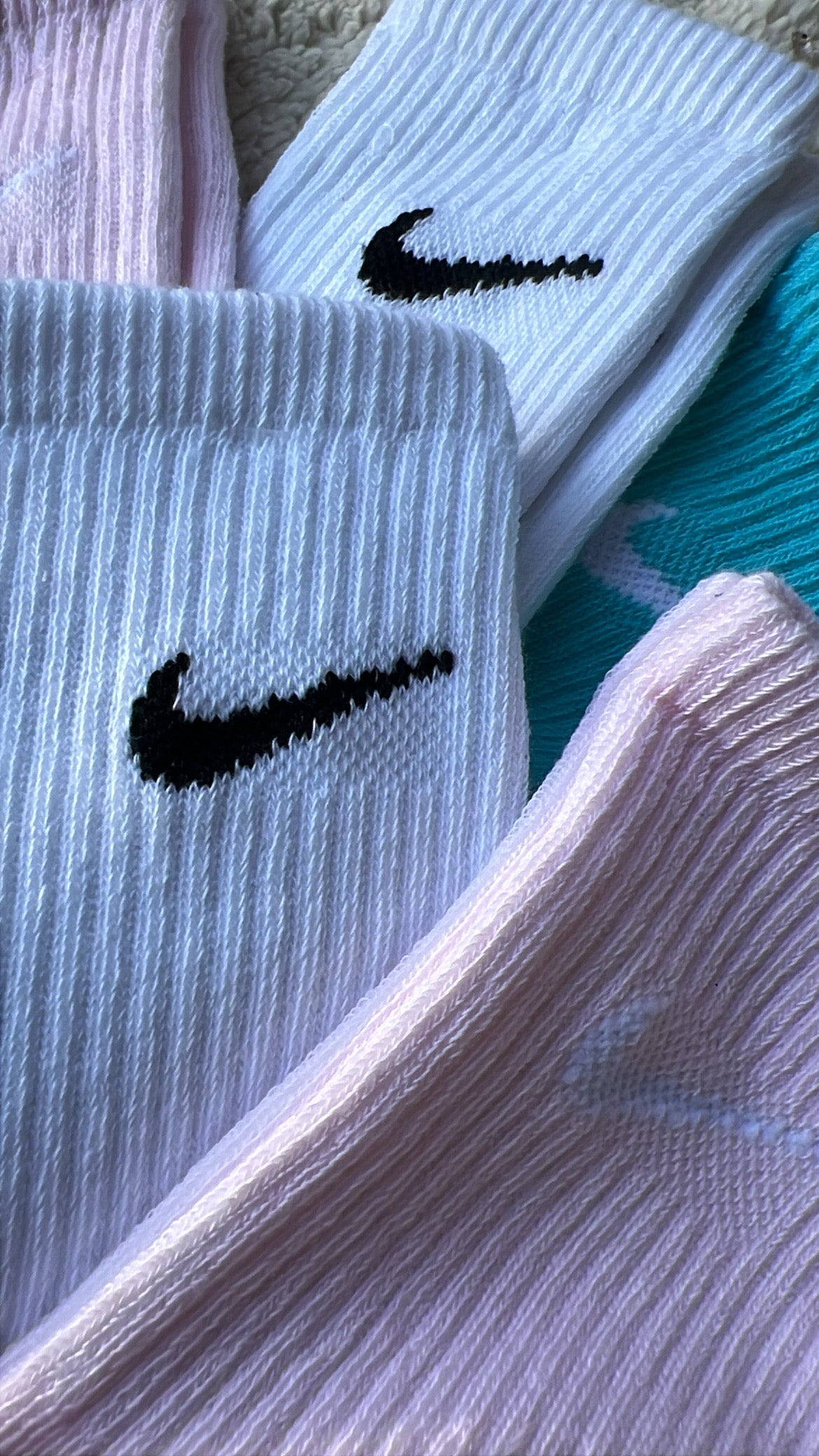 3 pares de calcetines Nike verde ✨