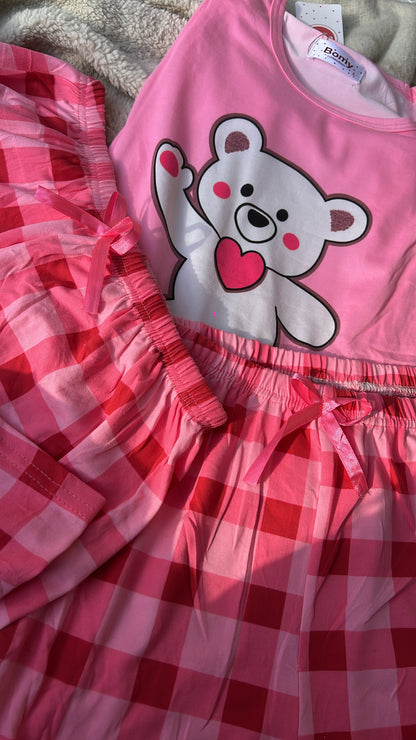 Pijama con Short y pantalón 🌸