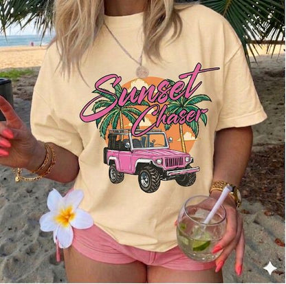 Playera Summer Beige UNITALLA🌴🥥🌊🏖️☀️