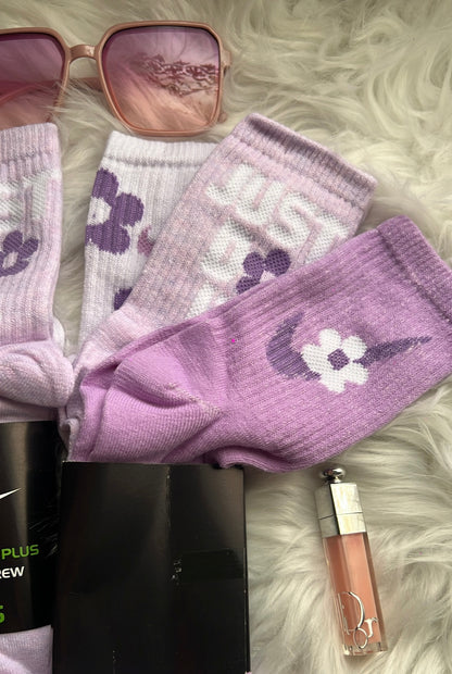 3 pares de calcetines Lila kiut