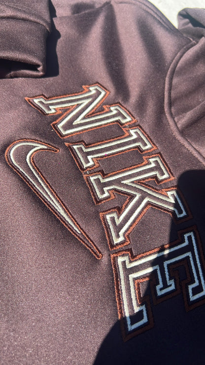 Sudadera Capuchina café