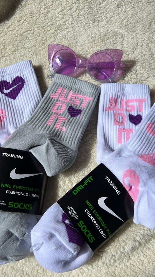 3 pares de calcetines Just do it 💜