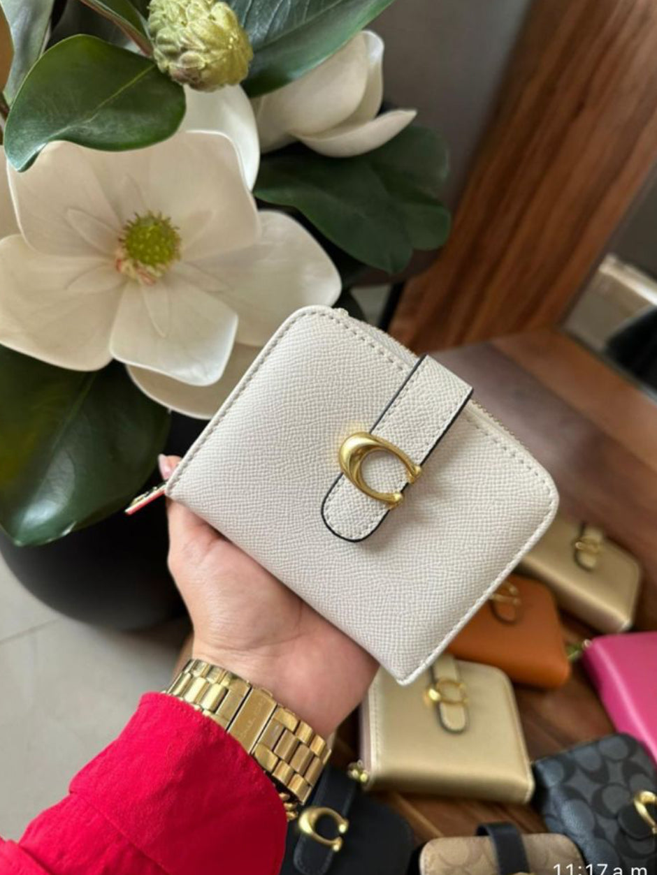 Cartera coach beige 🩷