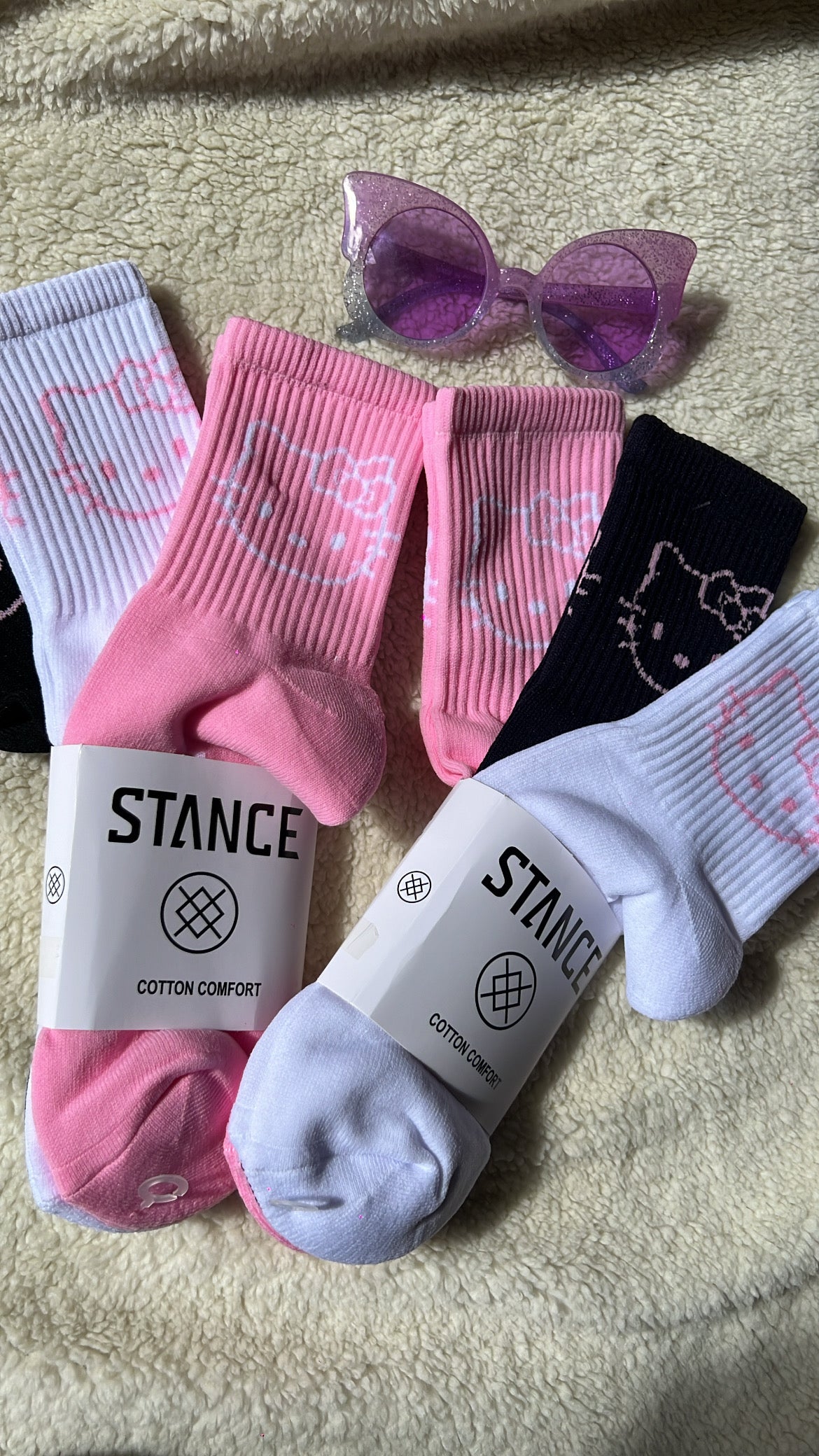 3 pares de calcetines Kitty