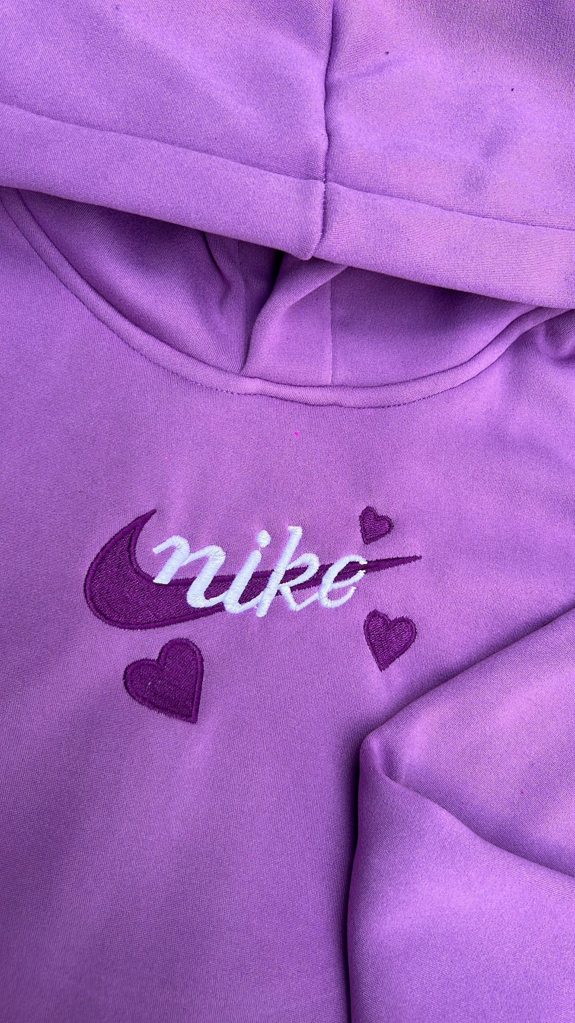 Sudadera Nike Corazon morada 💜