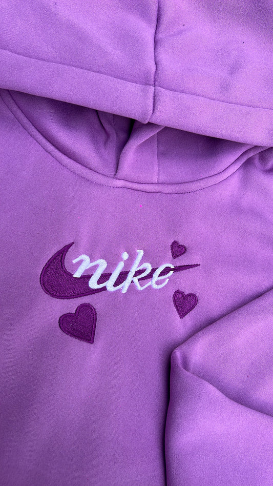 Sudadera Nike Corazon morada 💜
