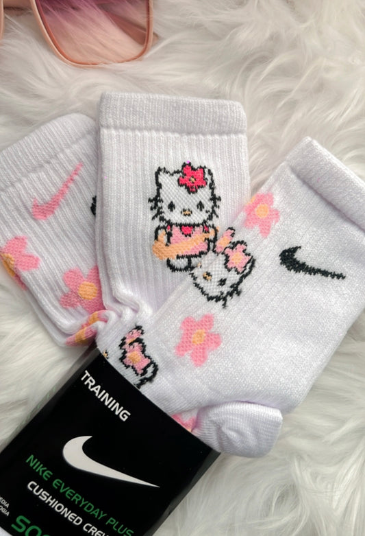 3 pares de calcetines kitty