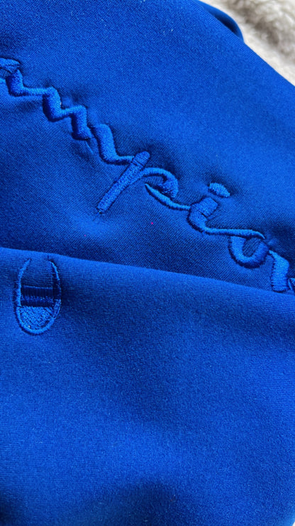Sudadera Champion Azul Rey  💙