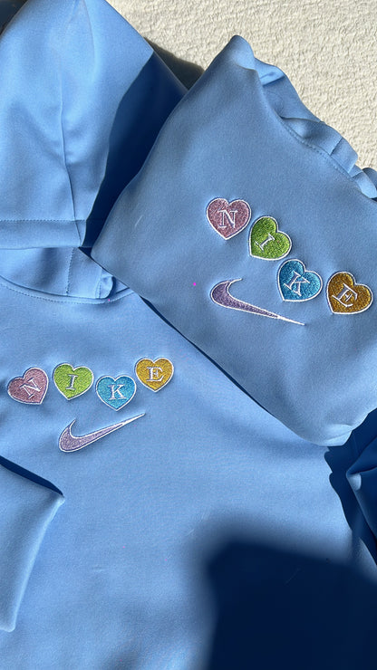Sudadera Corazones 🩵💚🩷