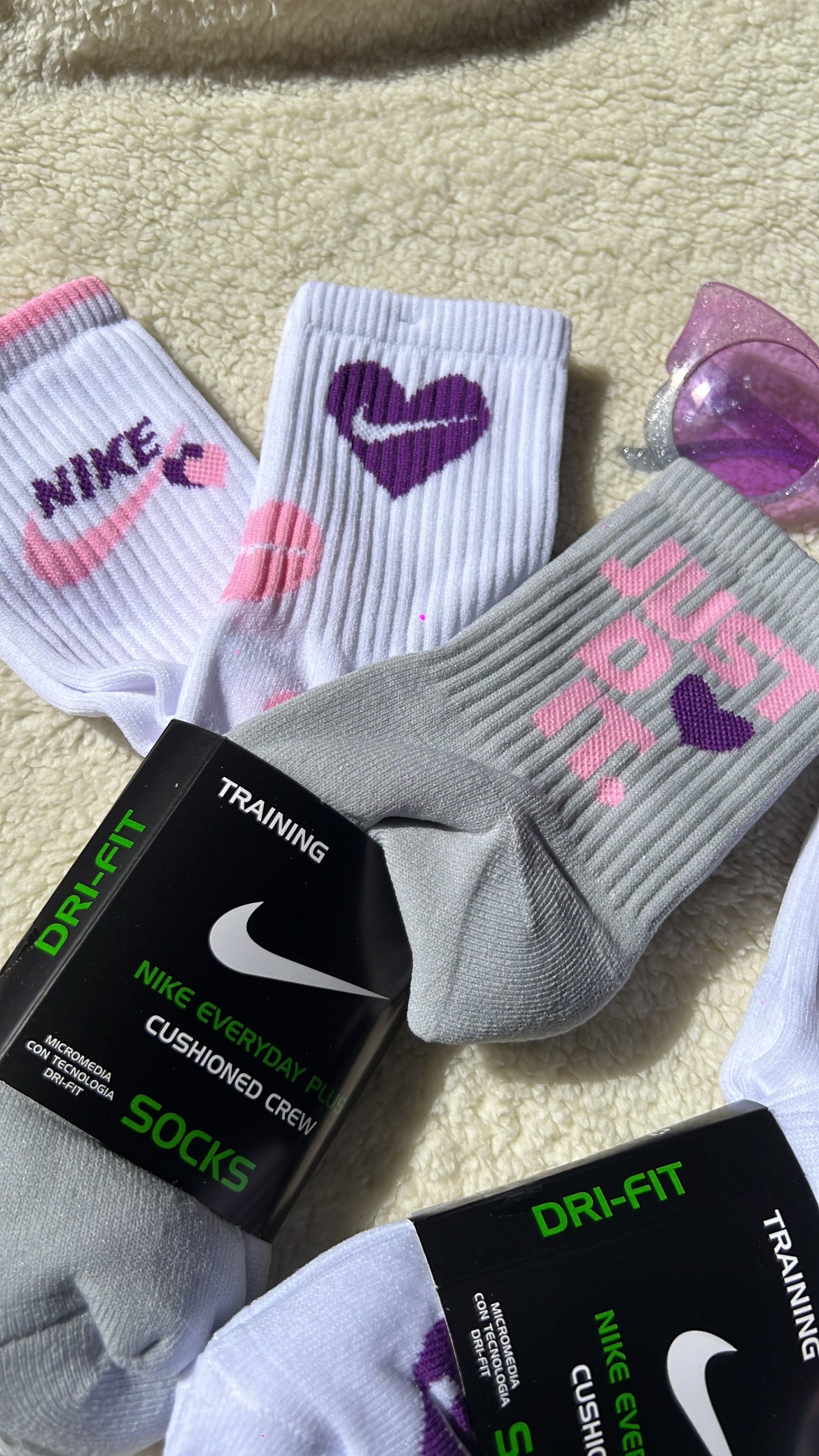 3 pares de calcetines Just do it 💜