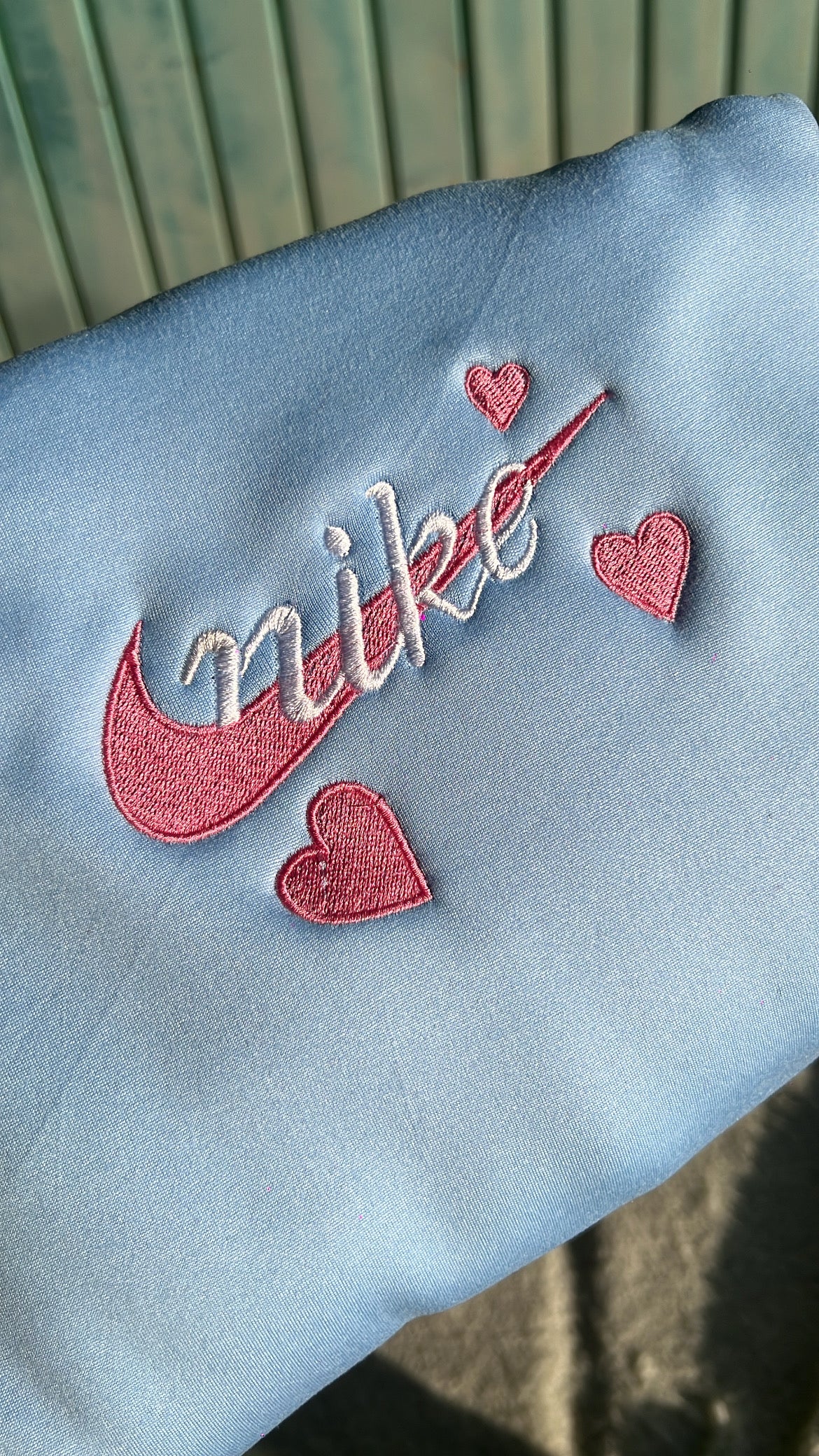 Sudadera Nike corazón azul pink 💖