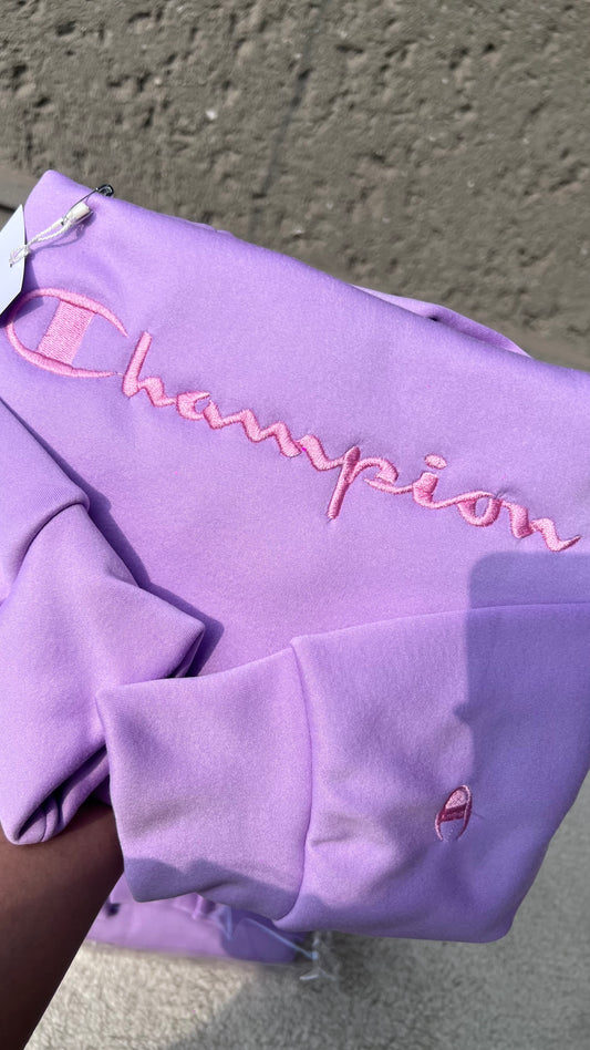 Sudadera Champion Lila Pink 💜🩷