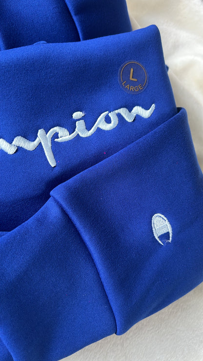 Sudadera Champion Azul Rey  💙