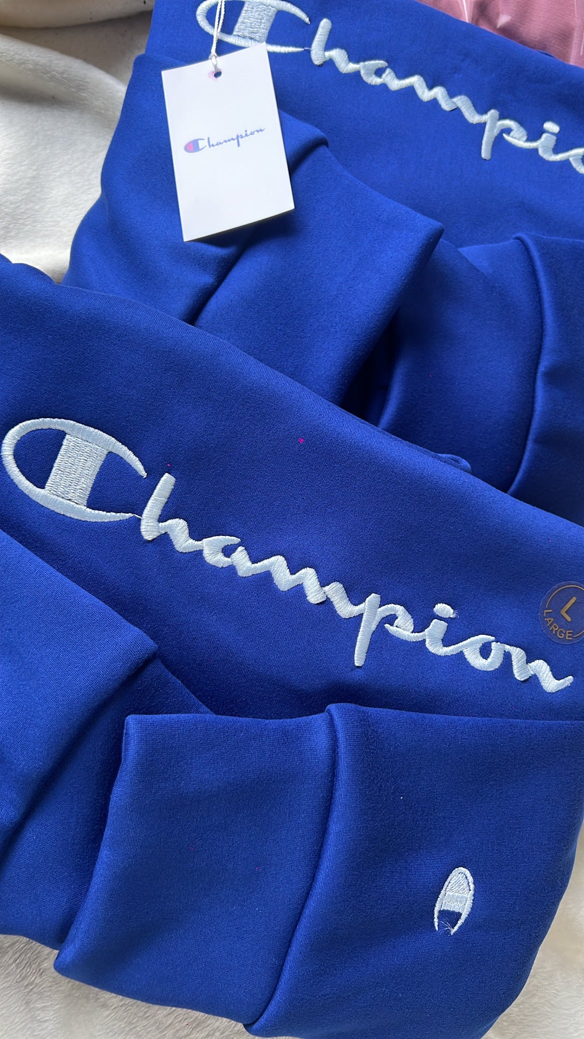 Sudadera Champion Azul Rey  💙