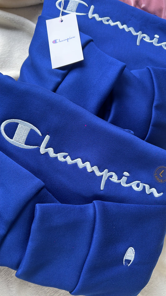 Sudadera Champion Azul Rey  💙