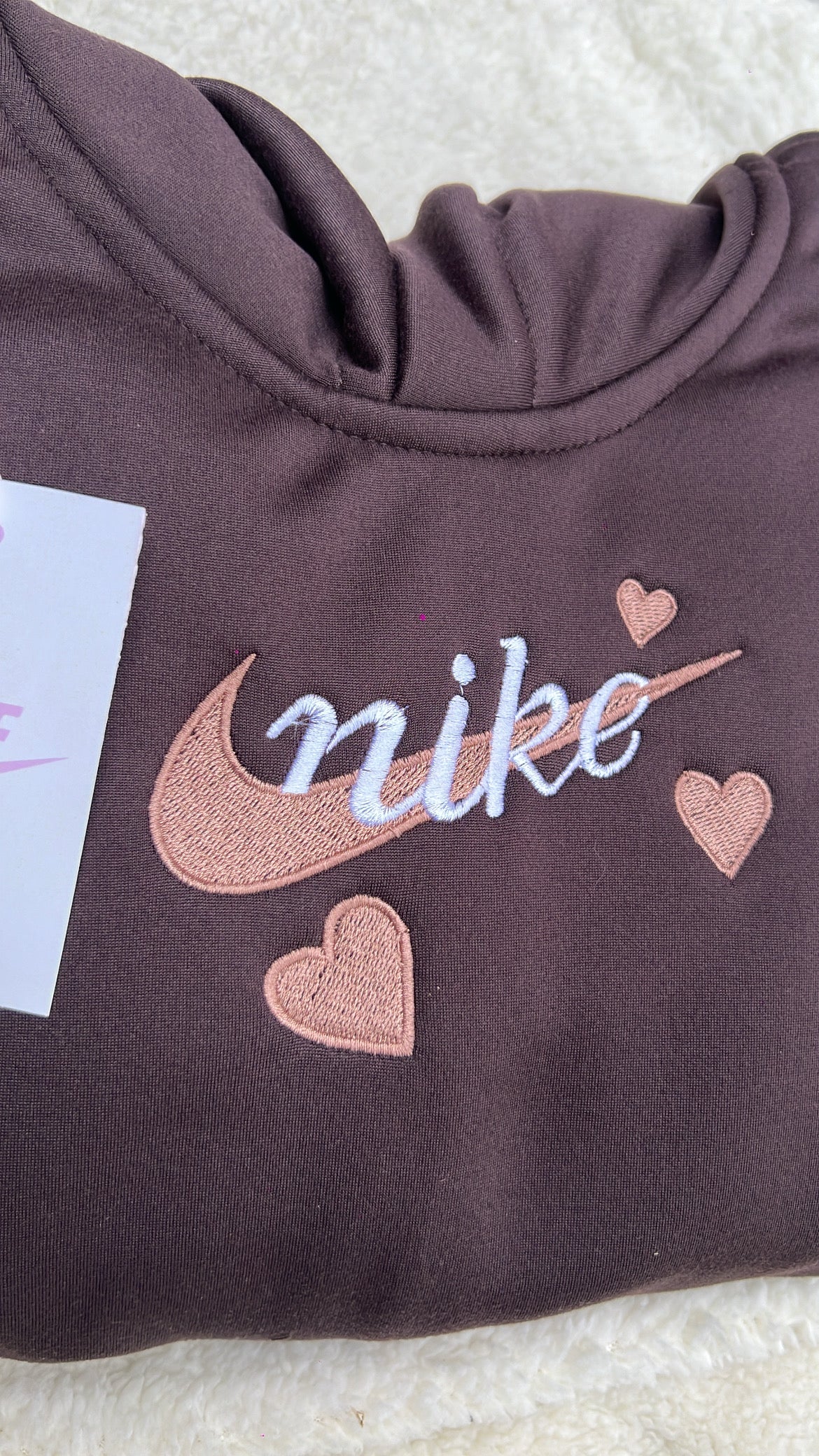 Sudadera Nike Corazon Café 🤎