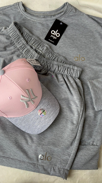 Conjunto Alo 2 piezas (sudadera y short)