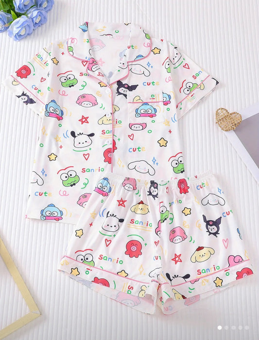 Pijama Cute blanca