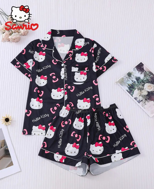Pijama Kitty Negra
