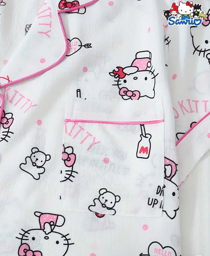 Pijama Kitty blanca